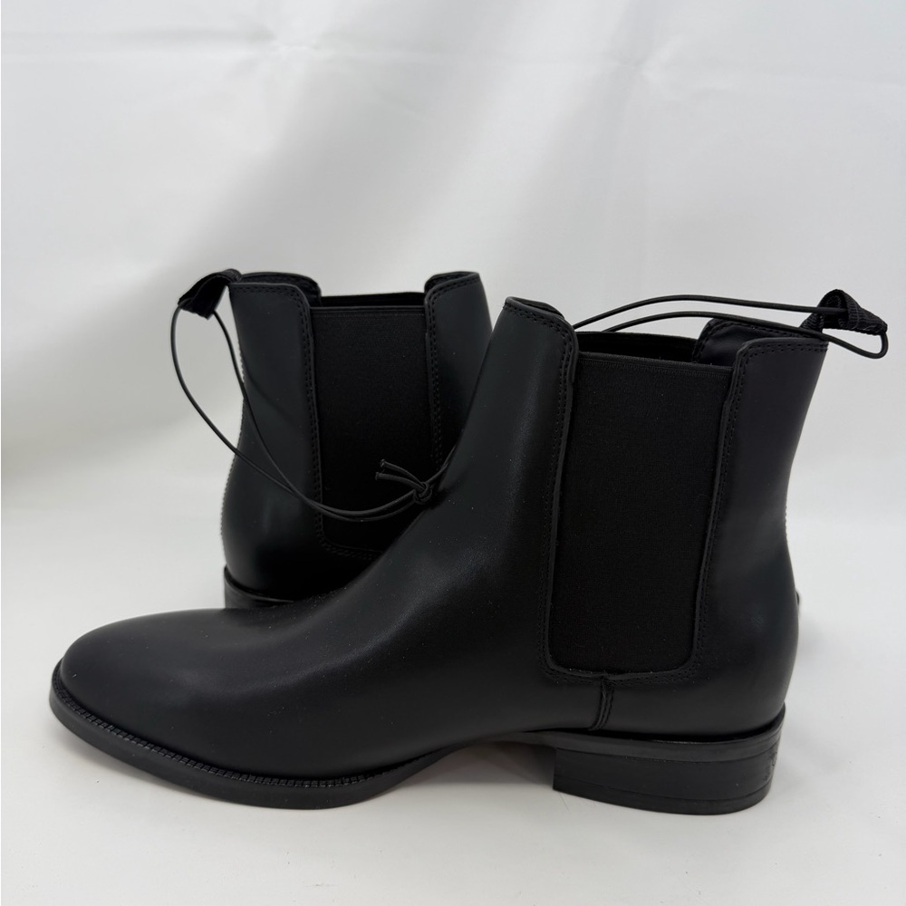 New Calvin Klein Men’s  Brayden Slip on Boots Black 9 No Box Classy Modern - Picture 2 of 11